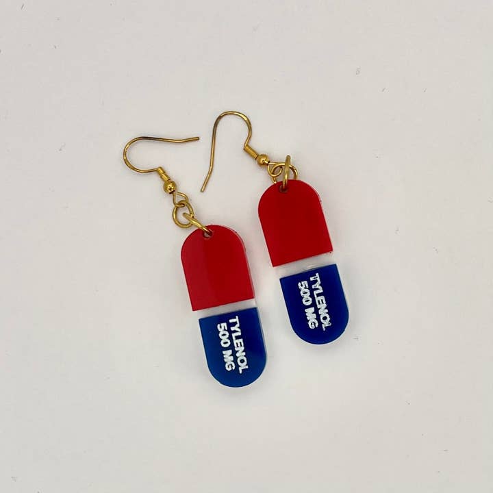 The Spooky Haus - Wholesale Dangle Earrings - Tylenol Earrings1