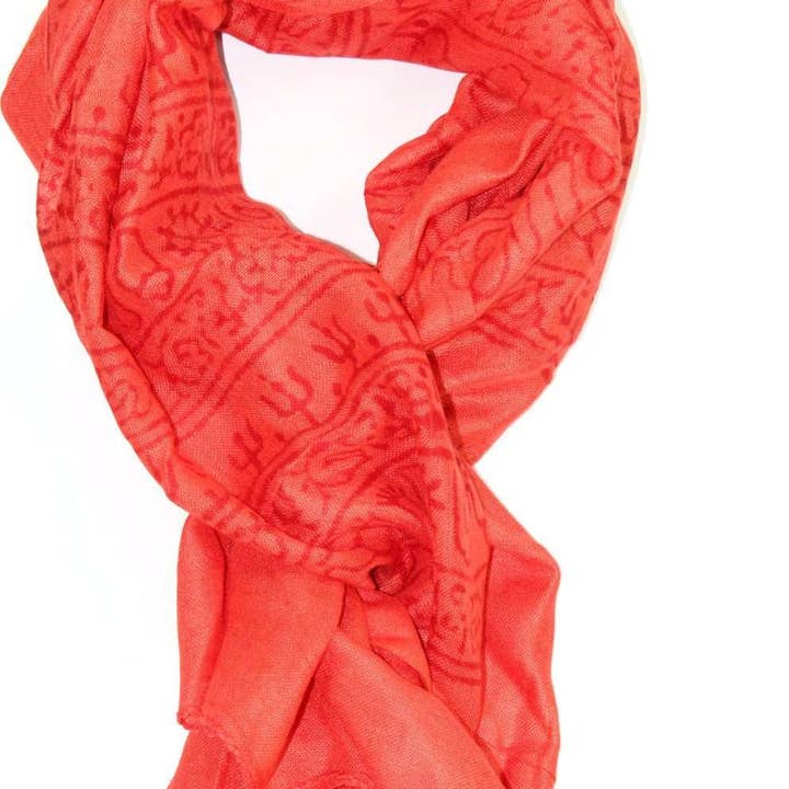 Pañuelo Estampado Om & Asian para venta al por mayor de Wild Lotus