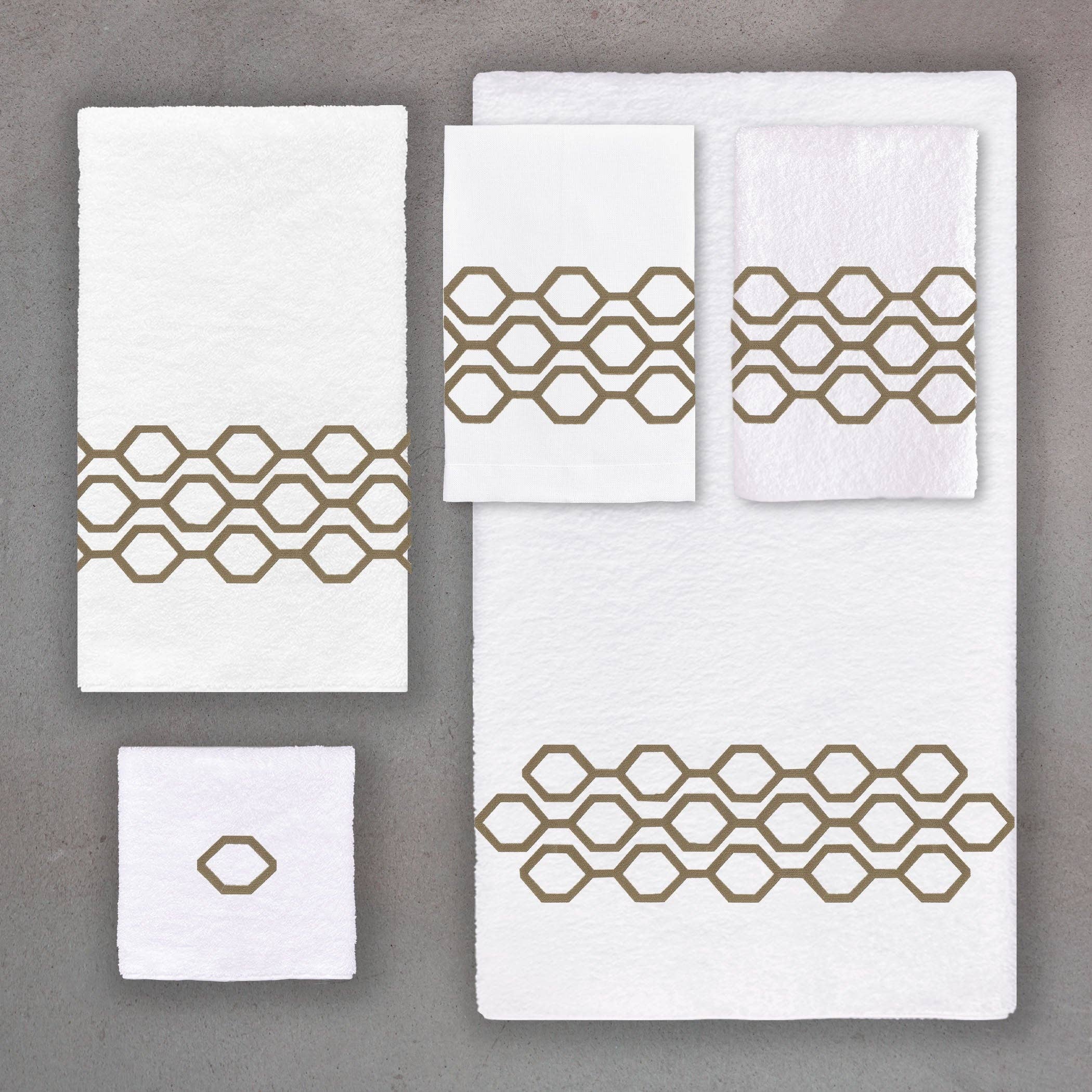 ANALI - Wholesale Towel Set - Honeycomb2