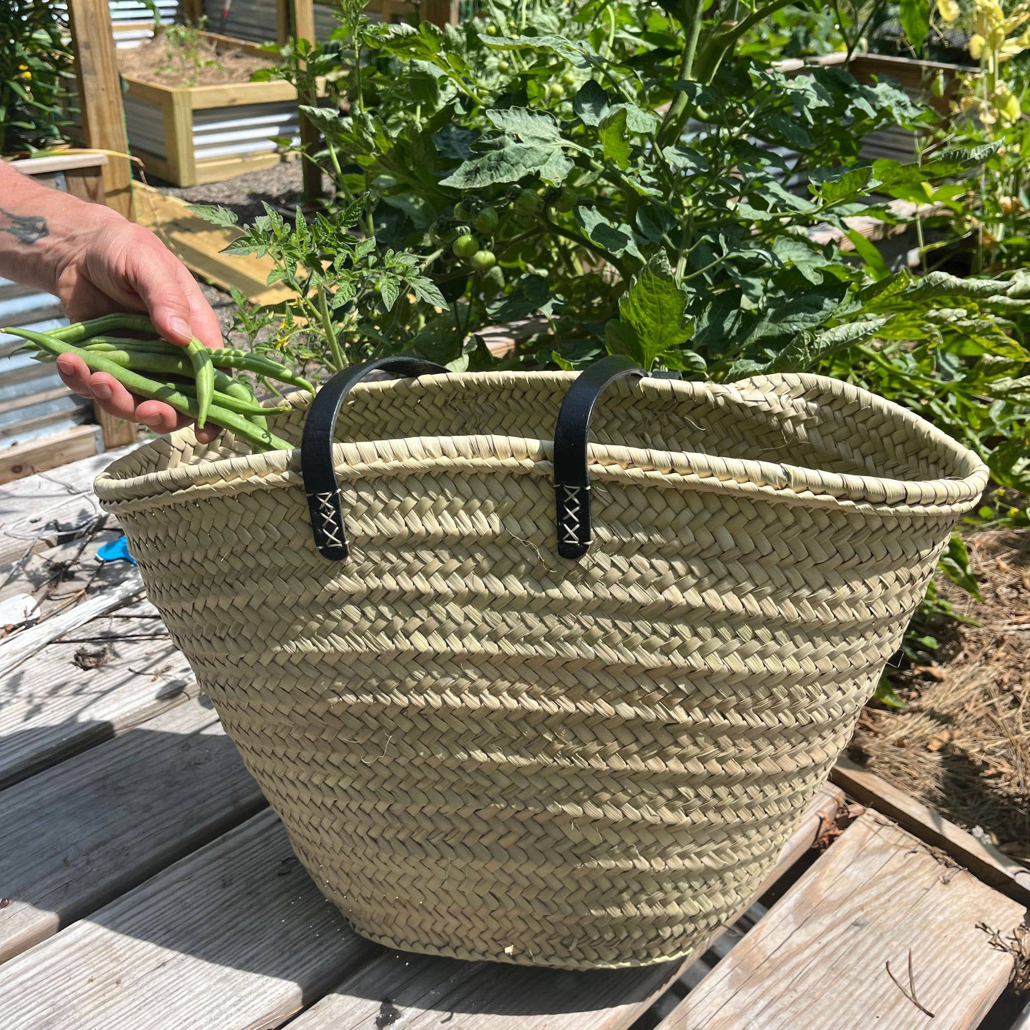 Kaaterskill Market - Wholesale Beach Bag - Dahlia Tote Basket 6