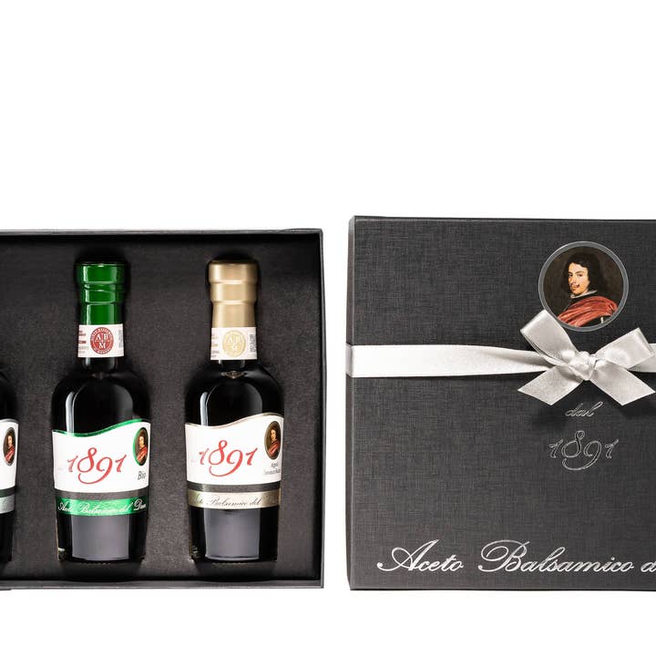 Trio Tasting Box “since 1891" for wholesale by Number One Caviar LLC
