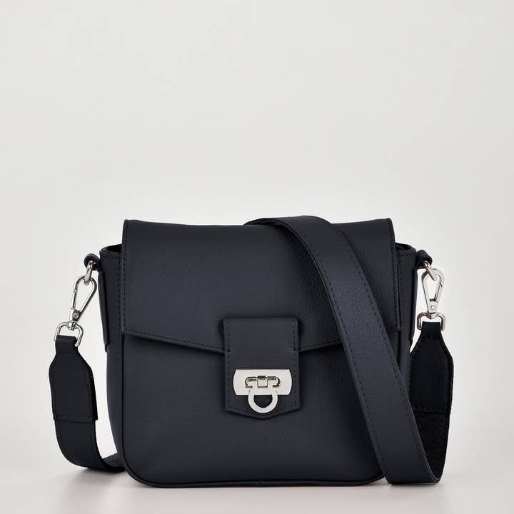 GABEE PRODUCTS - Wholesale Crossbody bag – Women's - Charlotte Leather Turnlock Closure Crossbody Bag2