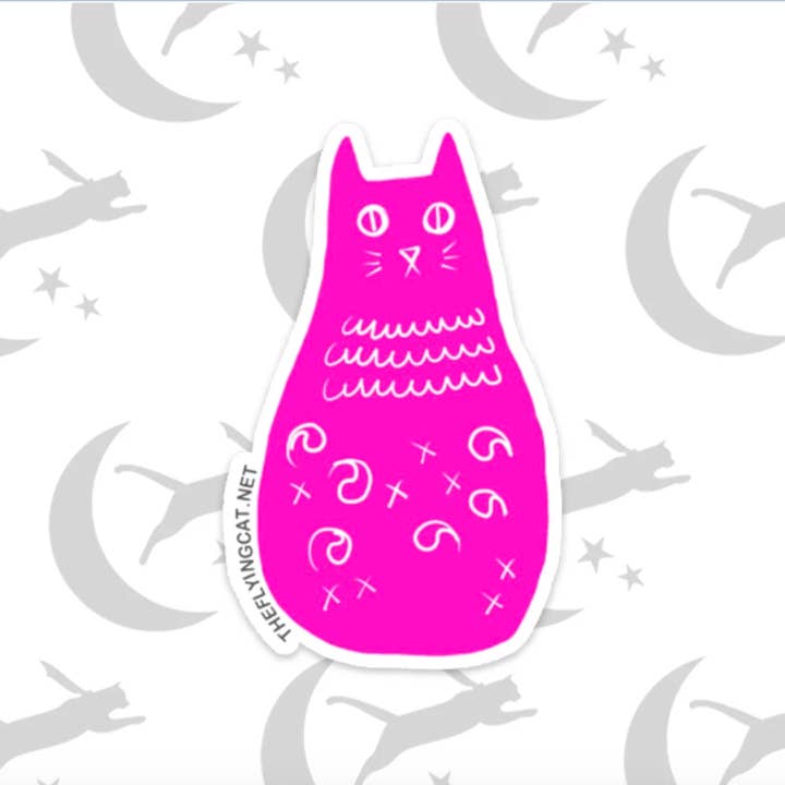 Adesivo Amico Rosa per la vendita all'ingrosso da parte di The Flying Cat