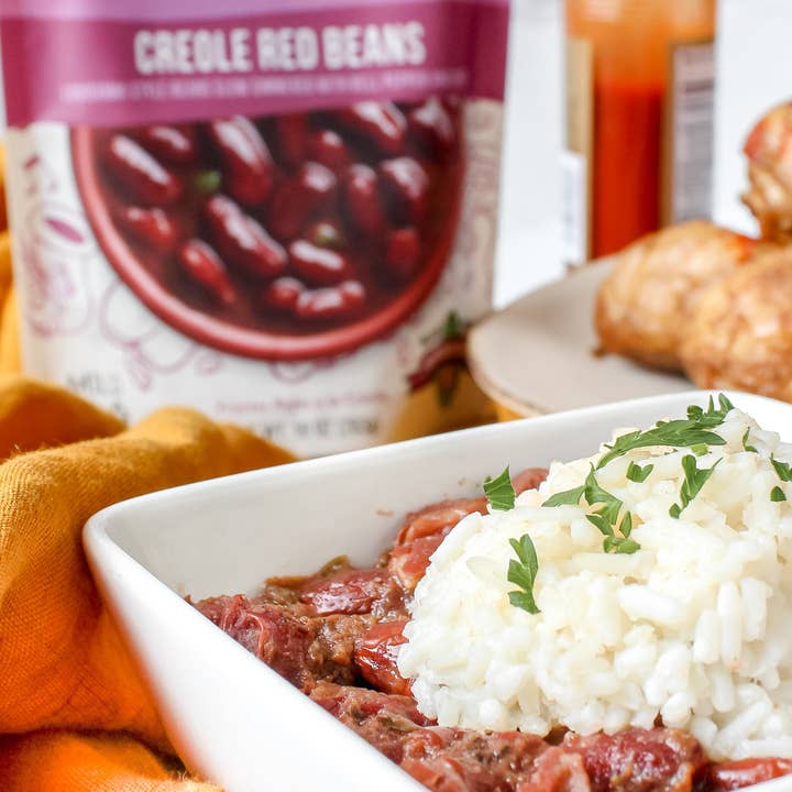 A Dozen Cousins - Wholesale Beans - 10 oz RTE Creole Red Beans3