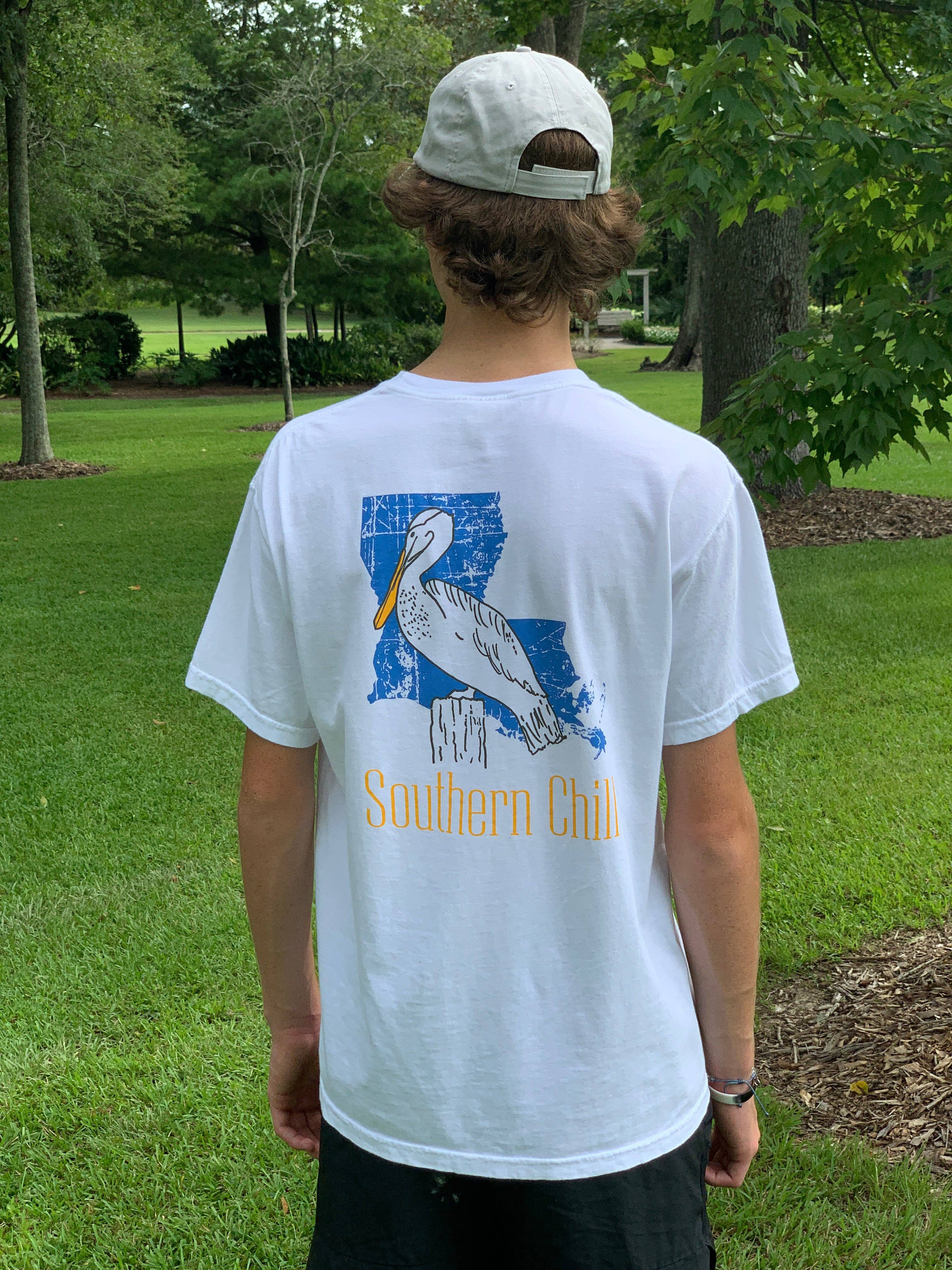 Louisiana Proud Short Sleeve Tee - White for wholesale on Faire2