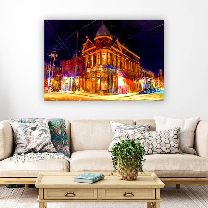 Art Canvases, Knoxville TN, Patrick Sullivan's Saloon voor wholesale door G.O.A.T House of Creative