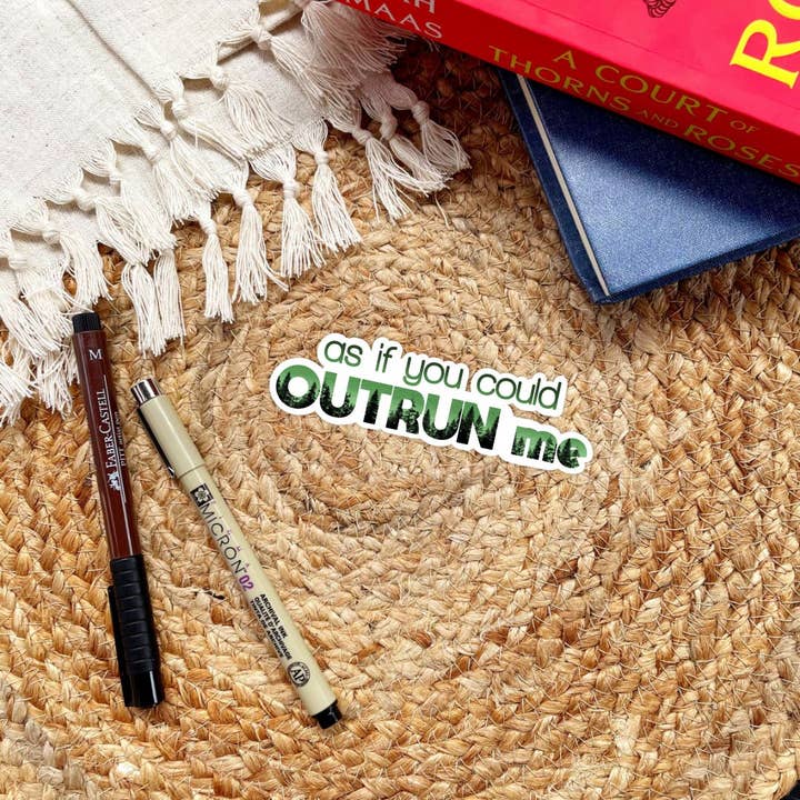 Glitzernder Vampir-Aufkleber | Als ob du mich überholen könntest für den Großhandel von Serafine Art and Design