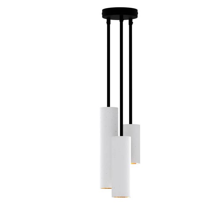 Betoniq 3-vägs hängande lampa ”Narra” betong GU10 vitguld för wholesale av TIVENDIS