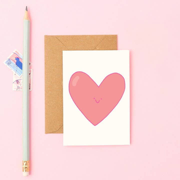 Tarjeta de San Valentín Linda | Tarjeta de Corazón Mini | Tarjeta de Nota de Amor para venta al por mayor de You've Got Pen On Your Face