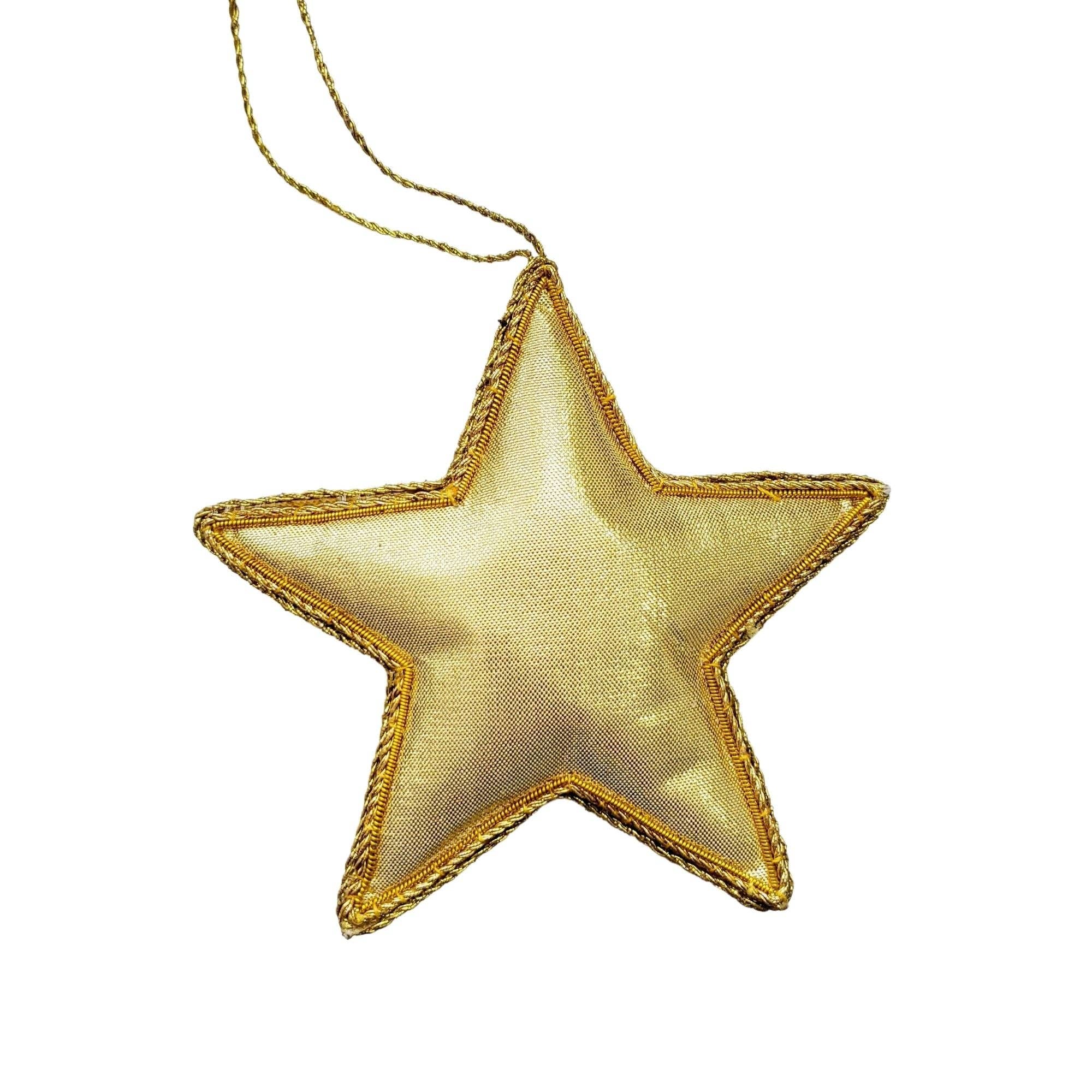 BoutiqueByMariam - Wholesale Ornament - Handmade Gold Star Christmas Ornament, Texas Decor2