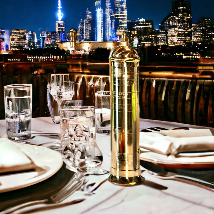 Rune-Jakobsen Design - Wholesale Pepper Mill - The original 'Large Brass mill' - 10" pepper grinder1