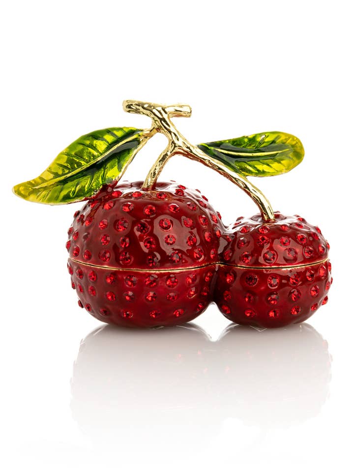Cherry Trinket Box for wholesale by Keren Kopal