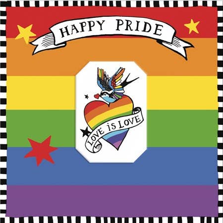 Tattoo Pride Card - Love Is Love for wholesale by Sooshichacha