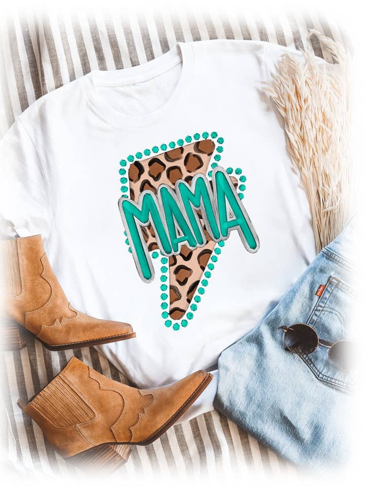 Mama Cheetah Turquiose Lightning for wholesale by JCoons