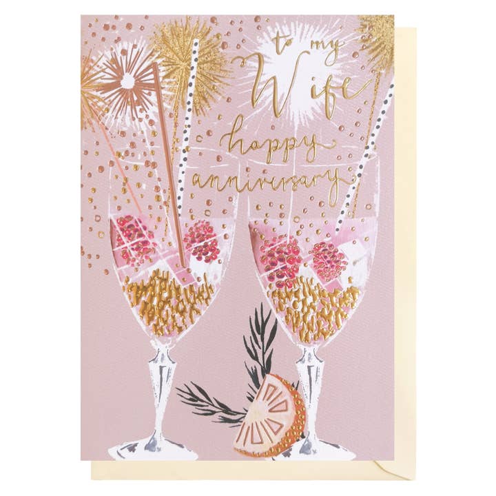 Tarjeta de aniversario para esposa | Tarjeta de aniversario | One I Love para venta al por mayor de Louise Tiler