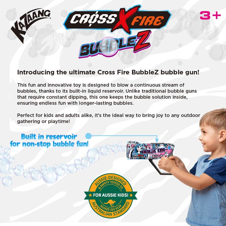 BMS Brands North America - Wholesale Bubble wand – Child - BubbleZ - Rock On3