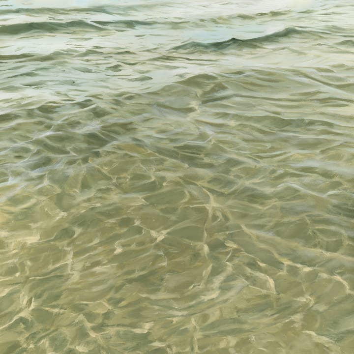 "Ett steg i rätt riktning" Fyrkantig kustkonsttryck för wholesale av Coleman Senecal Art