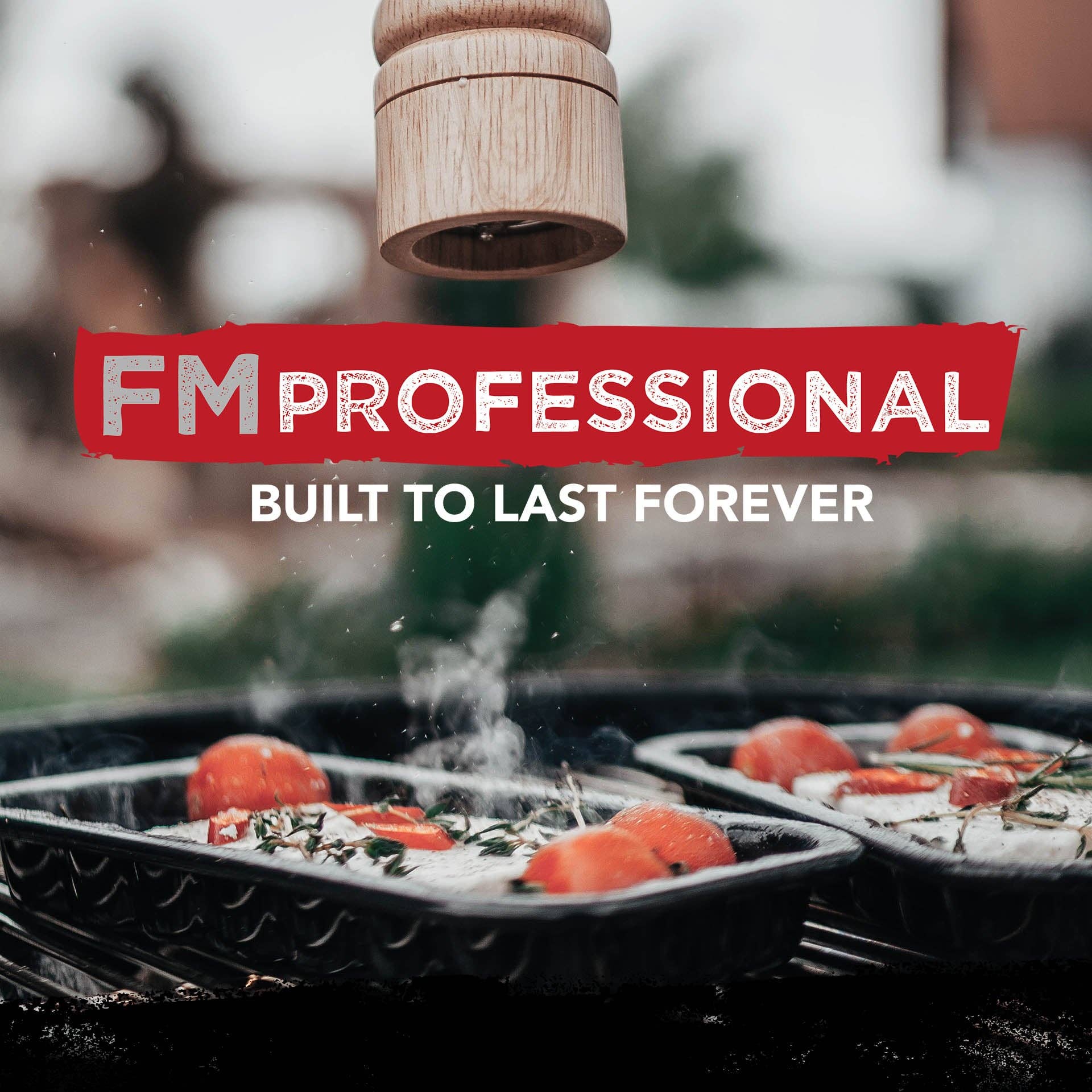 Zenker - Wholesale Baking Dish - Set of 2 enamelled steel barbecue dishes 21 x 12 cm FM Professional Barbecue8