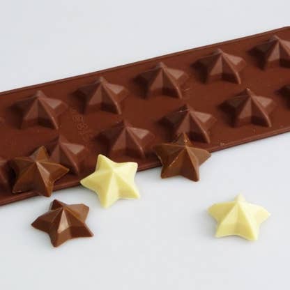 Forget Me Not oils Europe - Wholesale Chocolate/Candy Mold - Magic Stars - Chocolate Collection Silicone Mould