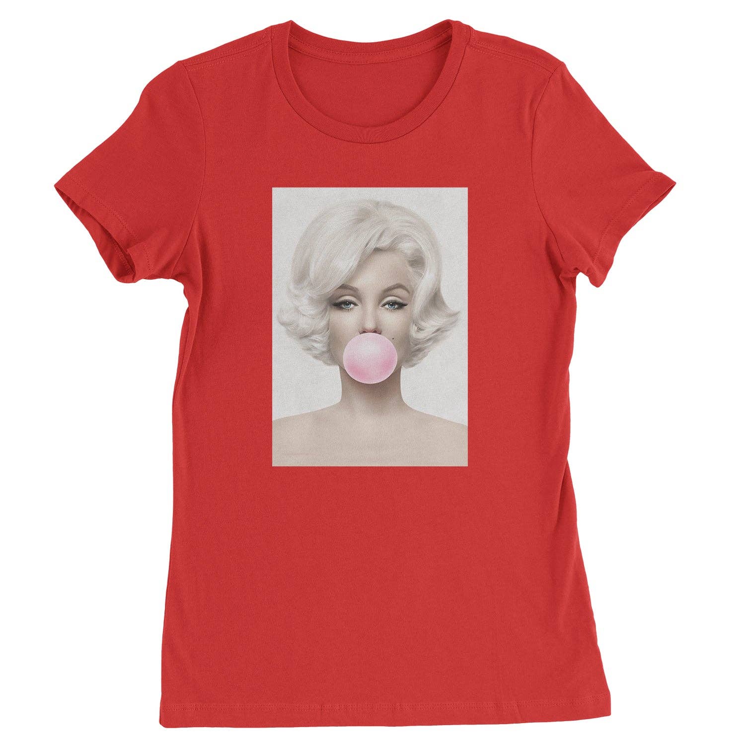 Expression Tees - Vente T-shirt sérigraphié – femme - T-shirt Marilyn Monroe Pink Bubble Gum pour femme6
