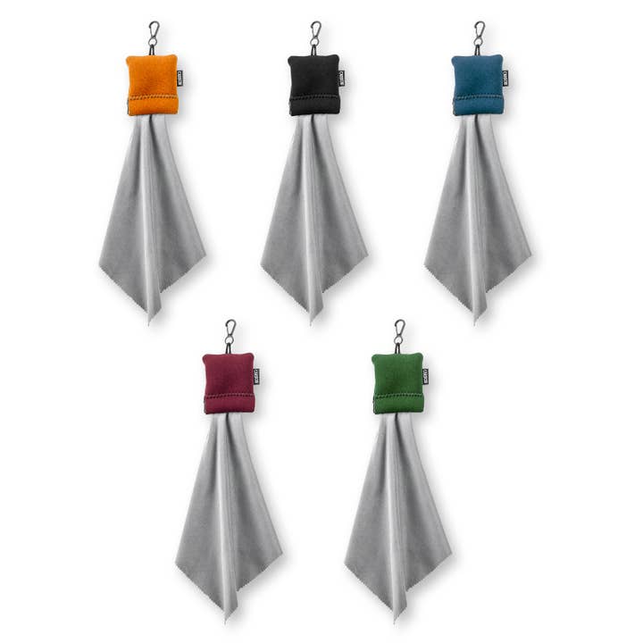 Stuff-It™ Pro Assorted Microfiber Lens Cleaning Cloth Pouch for wholesale by Carson