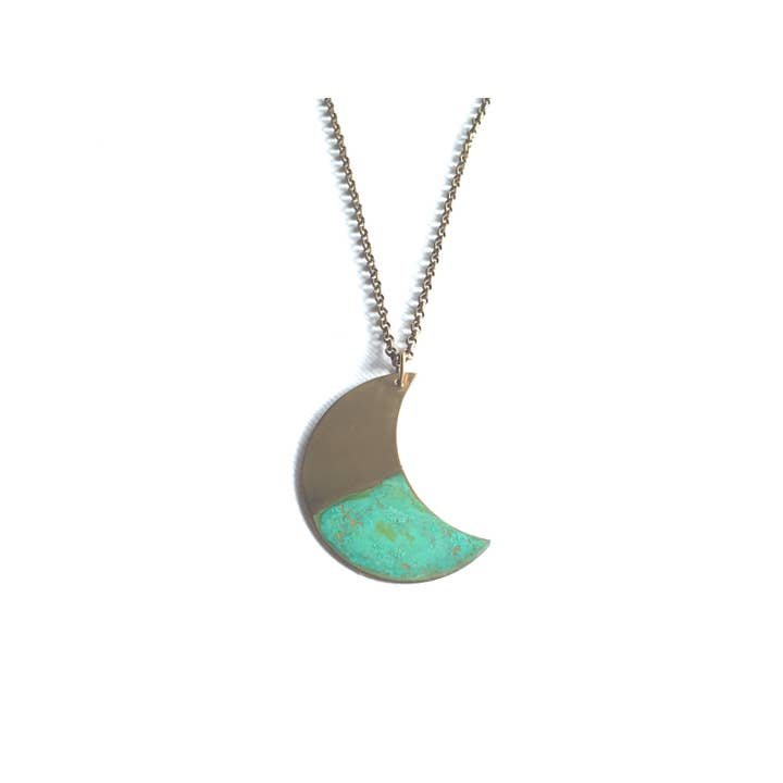 Rising Tide Crescent Necklace for wholesale by ssd jewelry