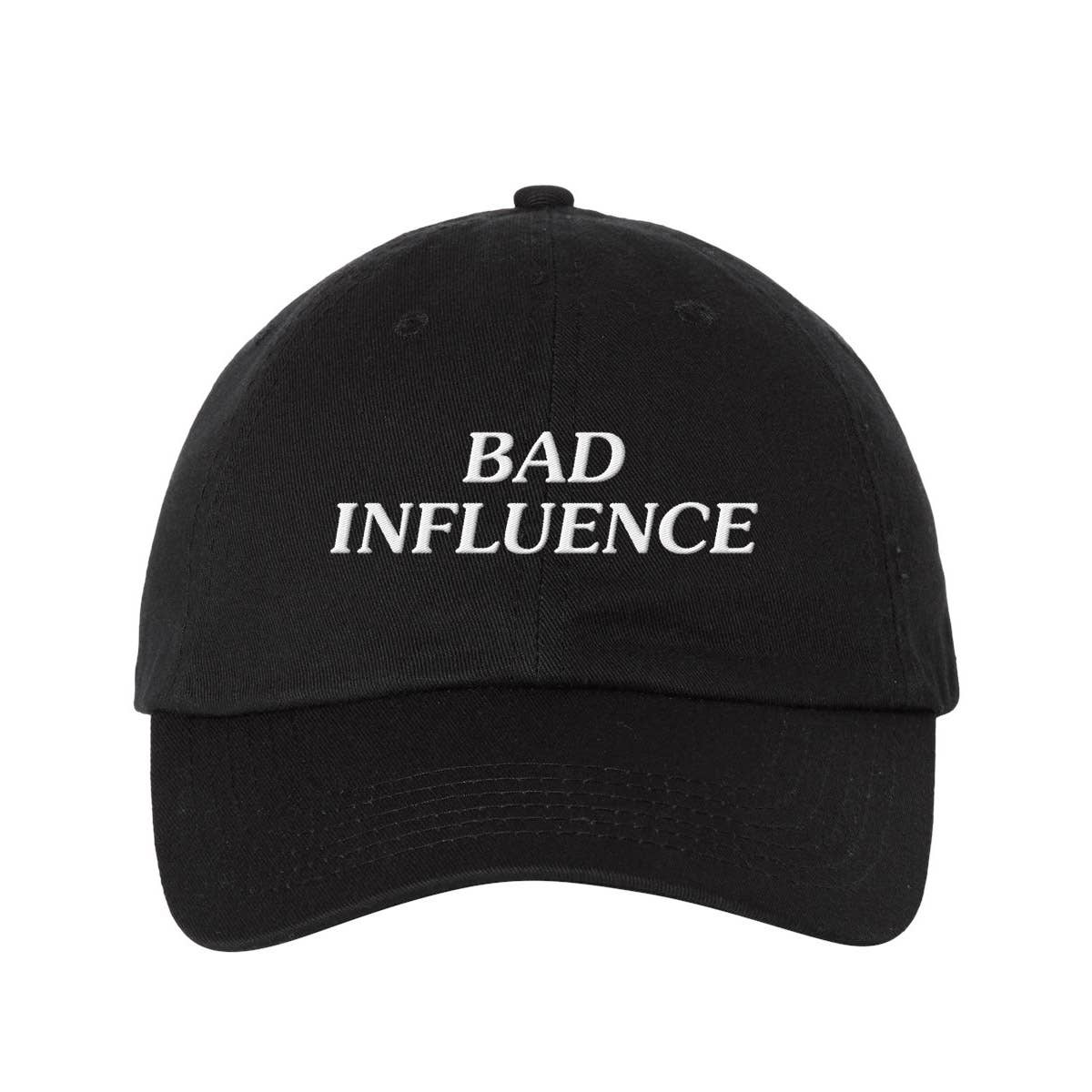 Lucky Luna Apparel - Wholesale Baseball Cap - Women's - Bad Influence Embroidered Dad Hat5