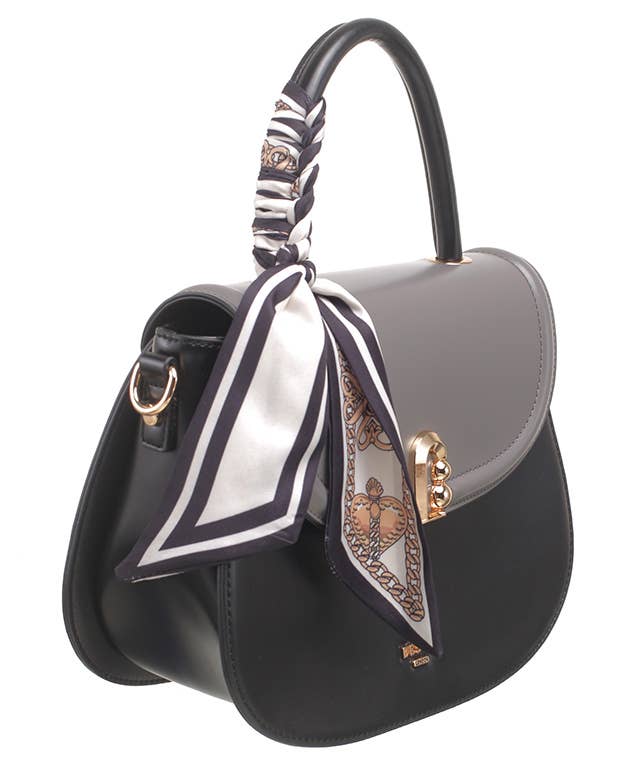 Bessie London - Vendita all'ingrosso Borsa con manico - Donna - BORSA A TRACOLLA CON PATTA E MANICO SUPERIORE URBAN SCARF0