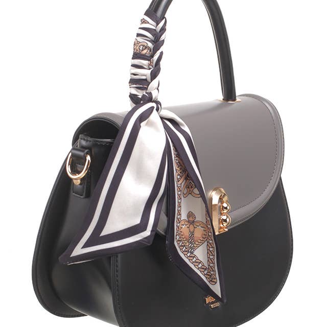 Bessie London - Vendita all'ingrosso Borsa con manico - Donna - BORSA A TRACOLLA CON PATTA E MANICO SUPERIORE URBAN SCARF