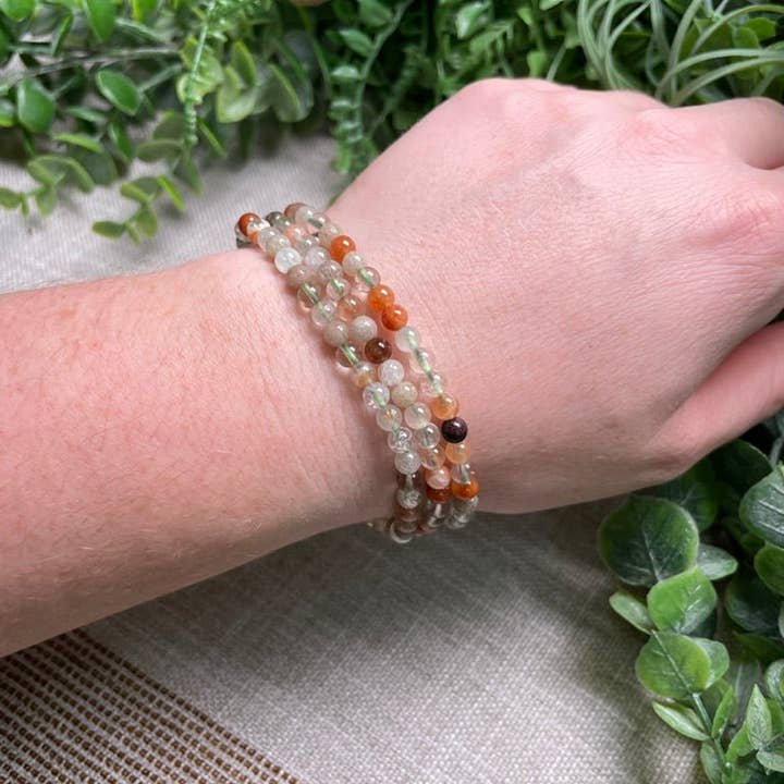 Copper Ashes – Engroshandel Perlearmbånd – Havekvarts 4mm perlearmbånd1