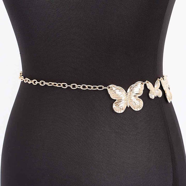 3AM BY H&D ACCESSORIES – wholesale Belt – Women's – Multi Butterfly Chain Belt