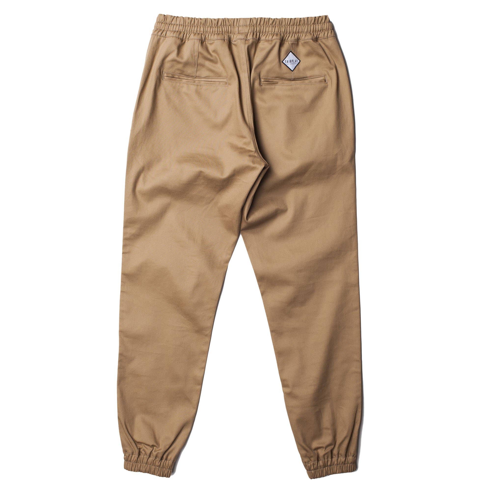 FAIRPLAY - Wholesale Athletic Sweatpants/Joggers - Men's - Runner Jogger - Tan1
