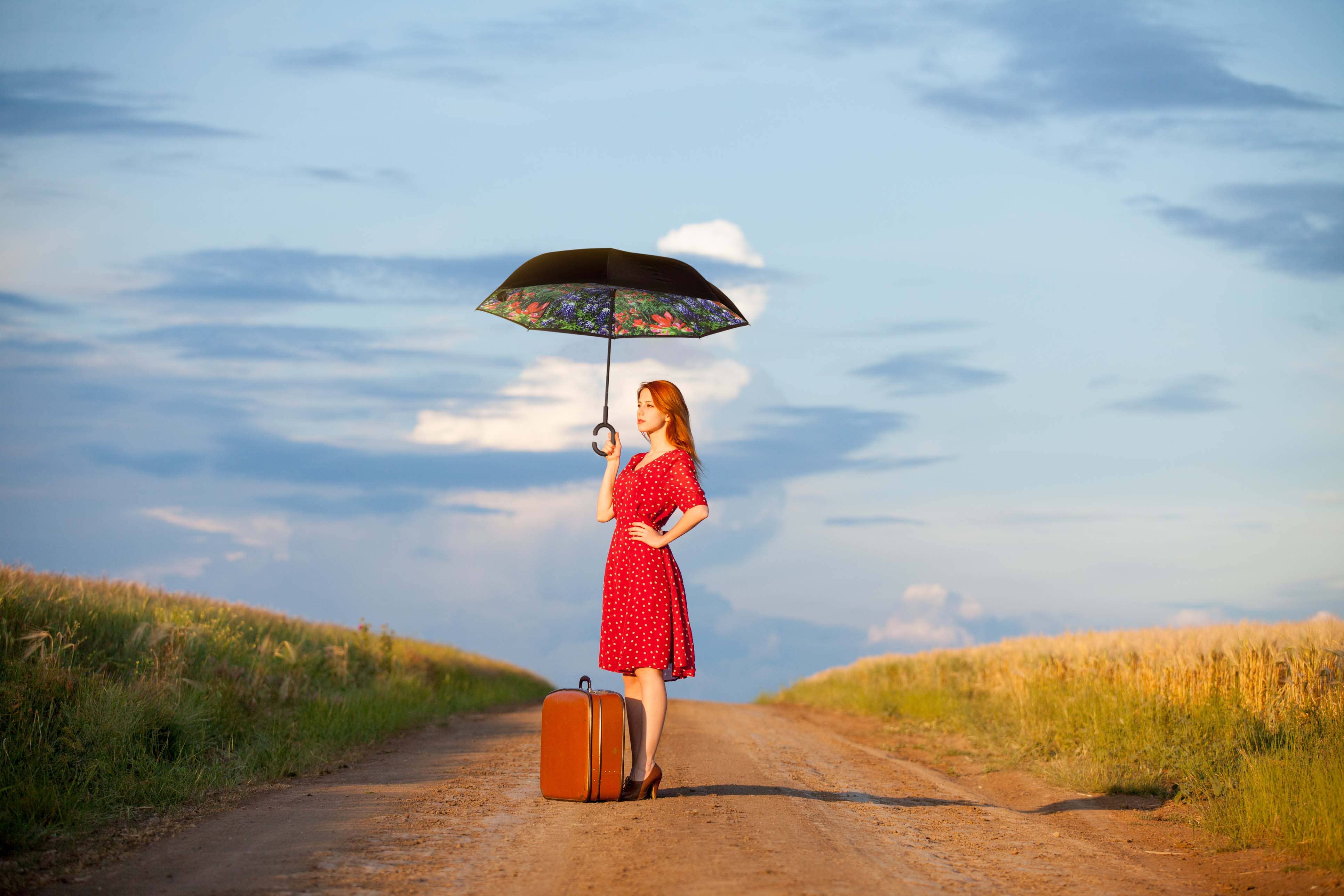 Nupouch / Nufoot - Vente Parapluie – femme - Parapluie inversé Topsy Turvy - 31 couleurs et motifs magnifiques55