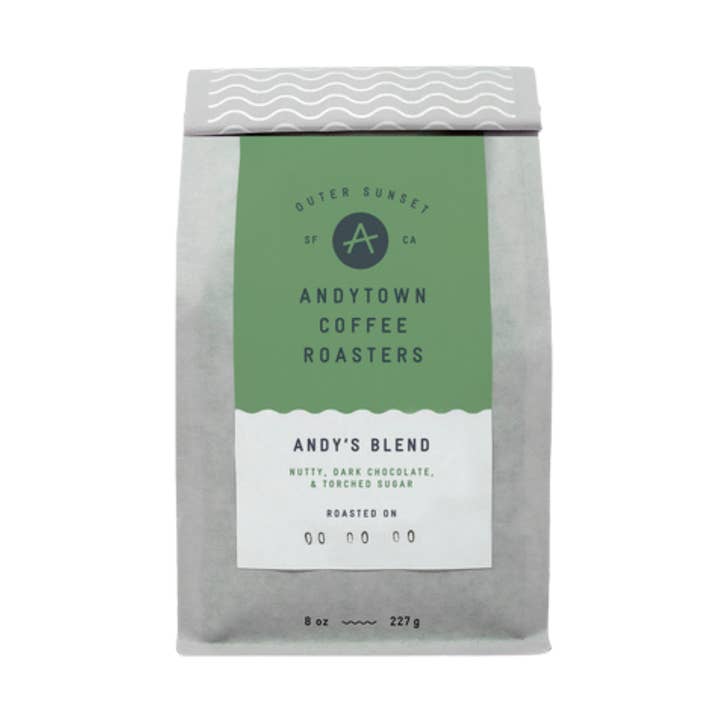 Andytown Coffee Roasters - Wholesale Coffee Beans - Andy's Blend 8oz Retail Bags0