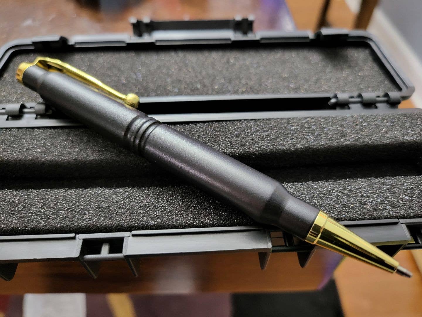 Old Southern Brass - Wholesale Pen - 308 Real Bullet Casing Refillable Twist Pen- Matte Black5