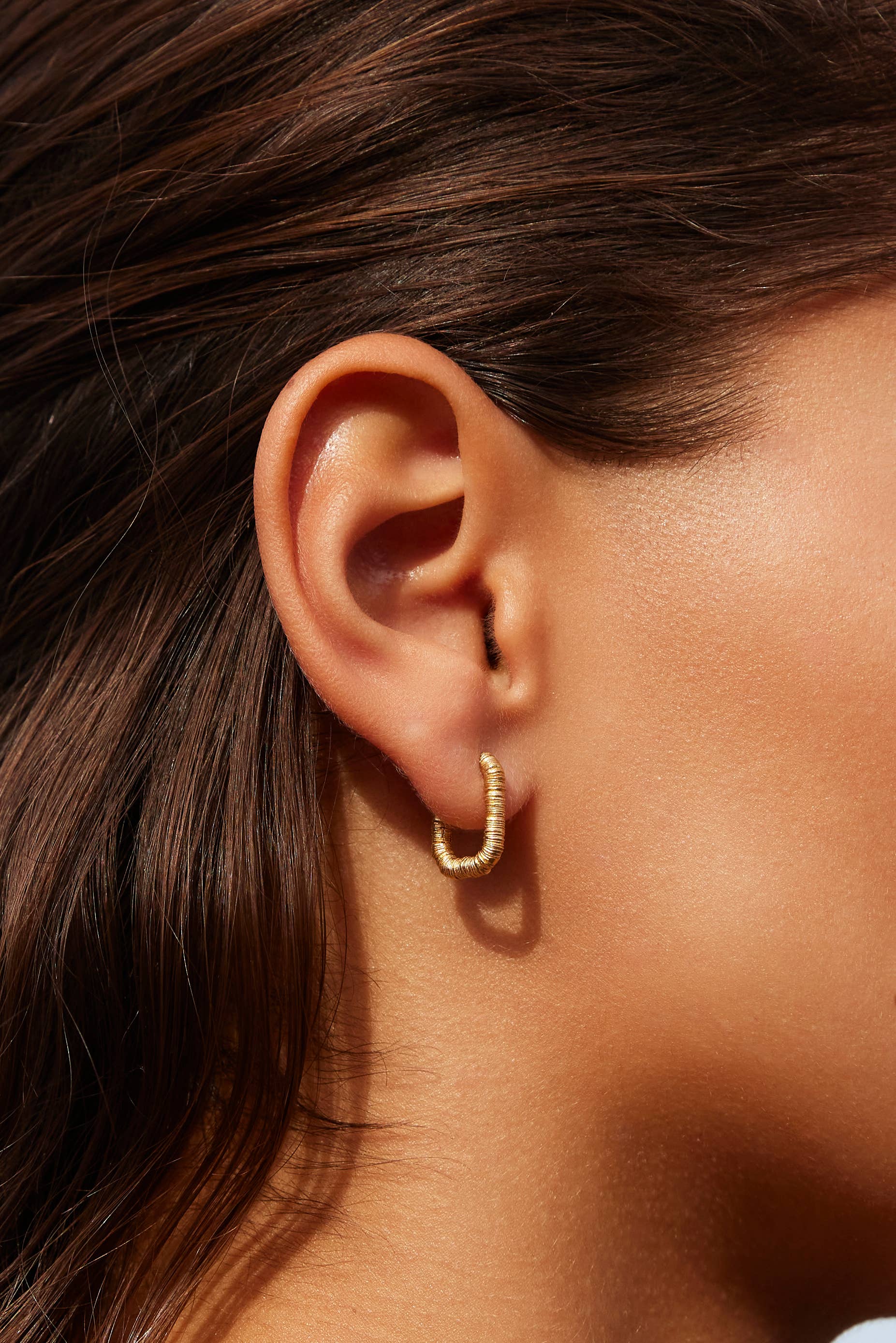 Agapée Jewelry – wholesale Hoop-örhängen – Lecco örhängen i guld - vattentåliga smycken, perfekt present1