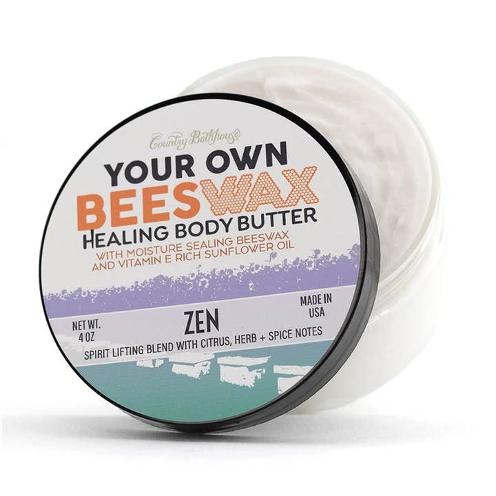Your Own Bees Wax Body Butter - Zen for wholesale by Country Bathhouse