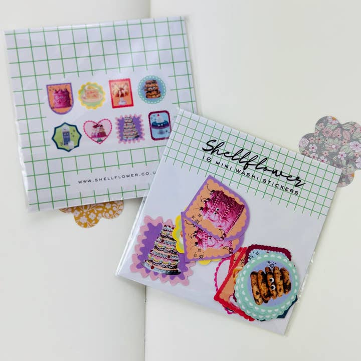 Shellflower - Wholesale Sticker - Food Washi Sticker Flakes