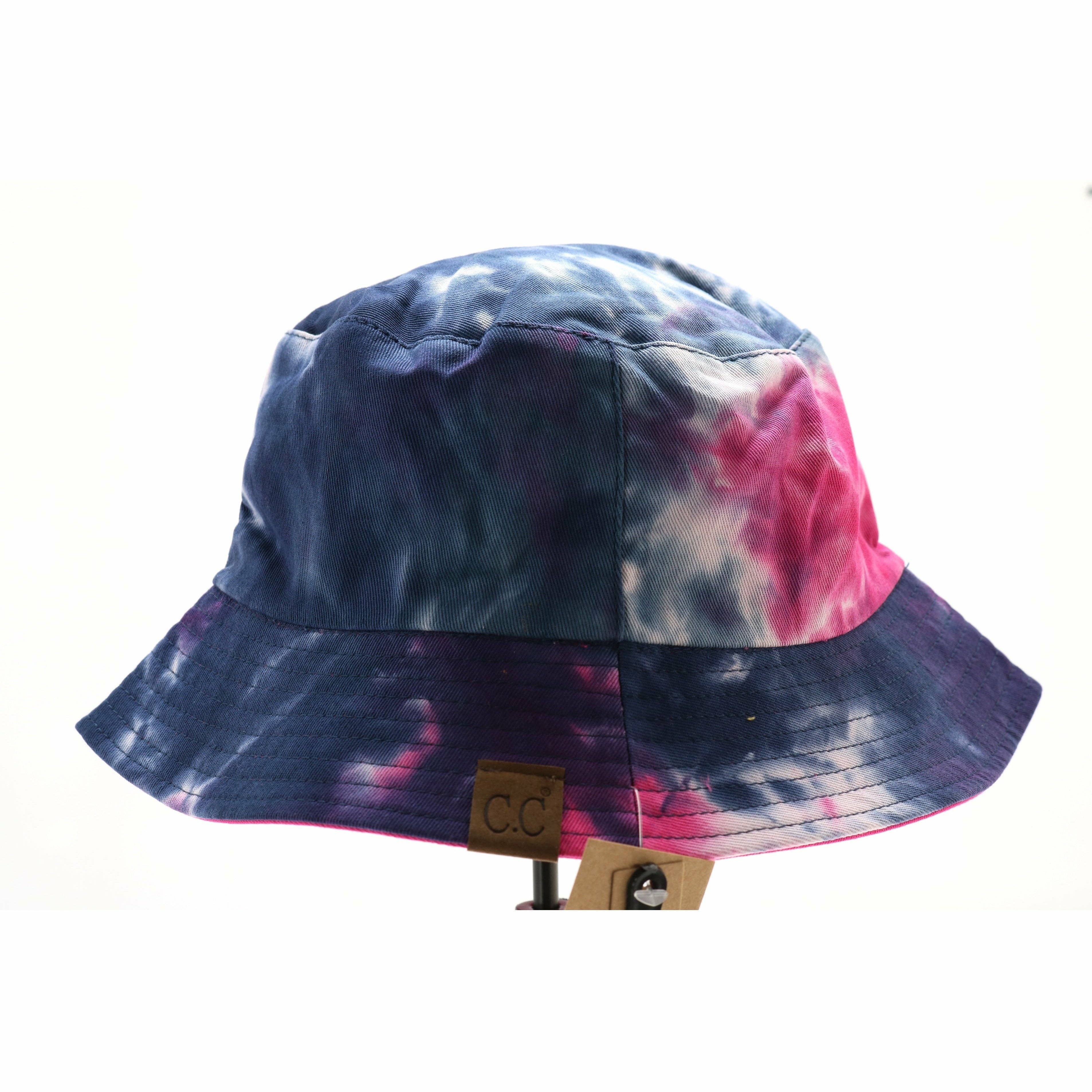 C.C Beanie - Vente Bob – femme - Casquette CC réversible Tie Dye ST21762