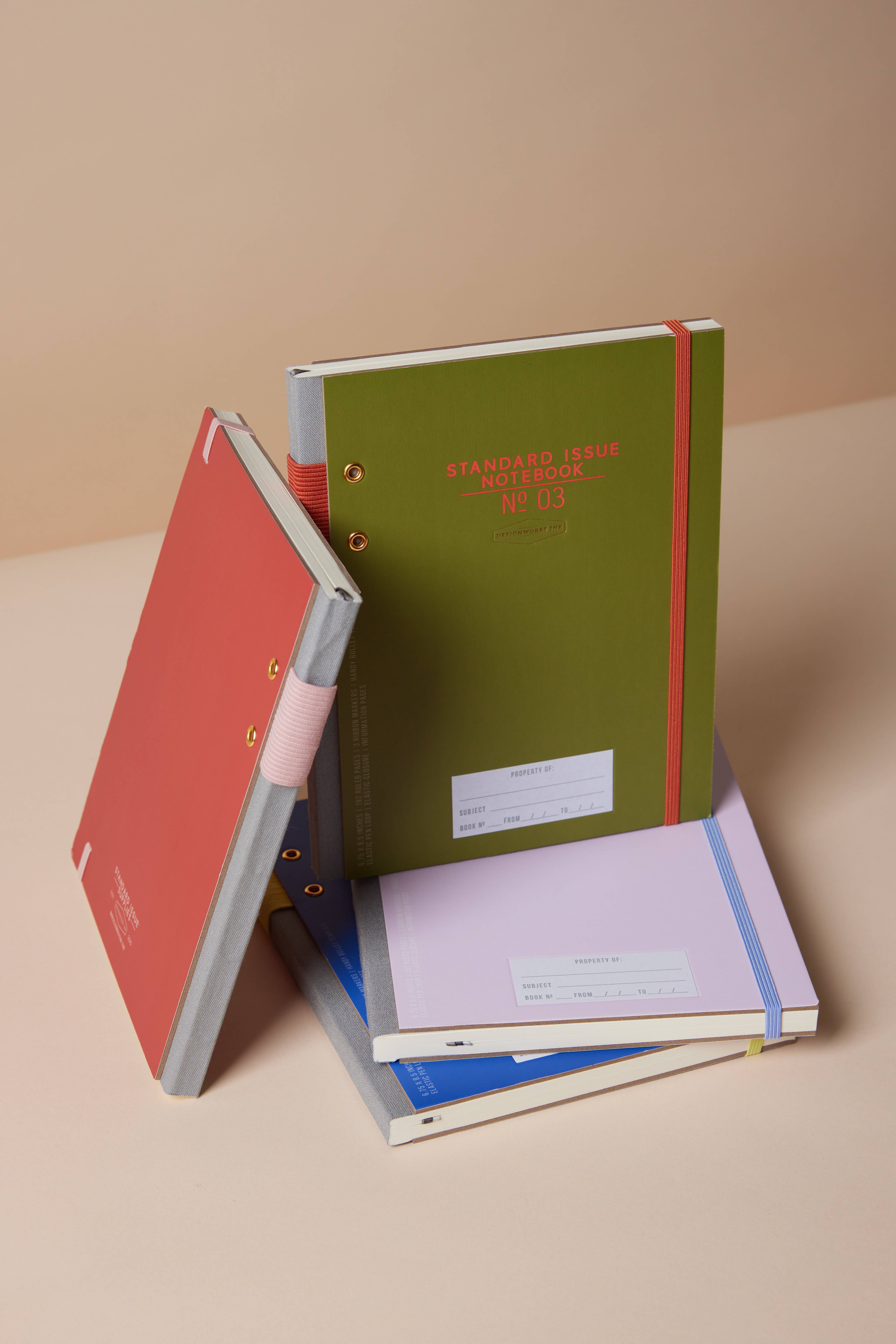 DesignWorks Ink - Wholesale Notebook - STANDARD ISSUE PLANNER NOTEBOOK NO. 03 - ROSEWOOD + BLUSH3