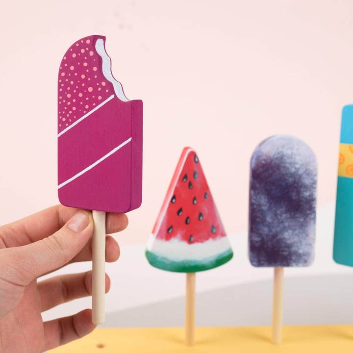 Firebird - Wholesale Wood Toy - Kids - Wooden Ice Lollys6