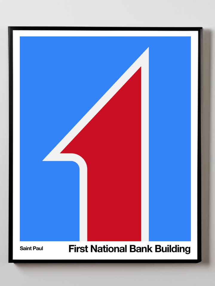 First National Bank Building | Art Print | Simply Saint Paul for wholesale by Little Dipper Art
