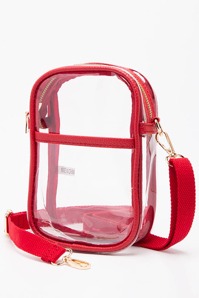 Hana - Venta al por mayor Bandolera - Mujer - Bolsa Crossbody Stadium transparente11