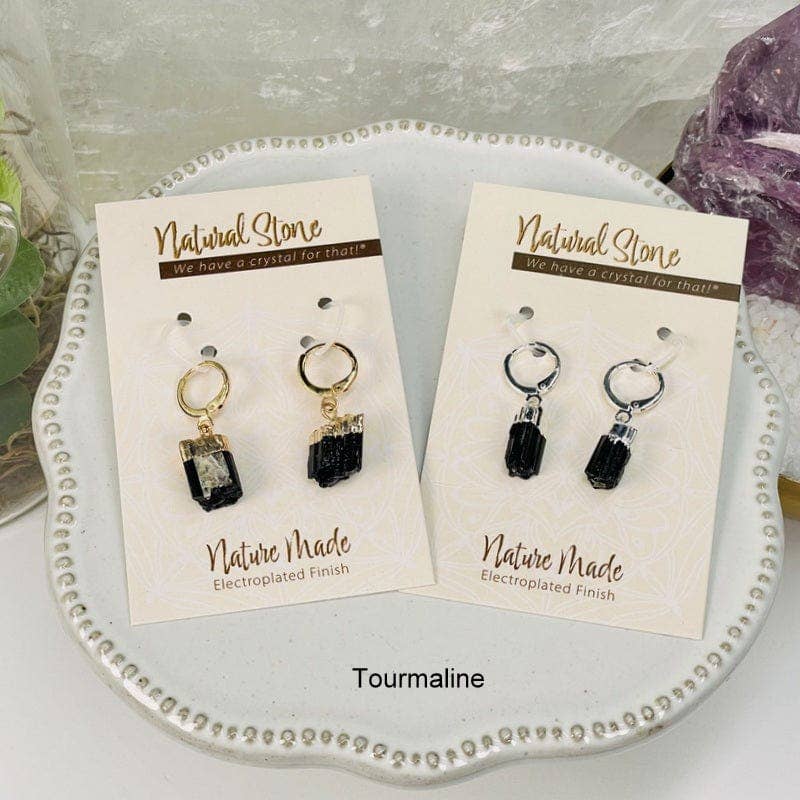 Rock Paradise - Wholesale Dangle Earrings - Crystal Natural Stone Earrings - Assorted Stones -8