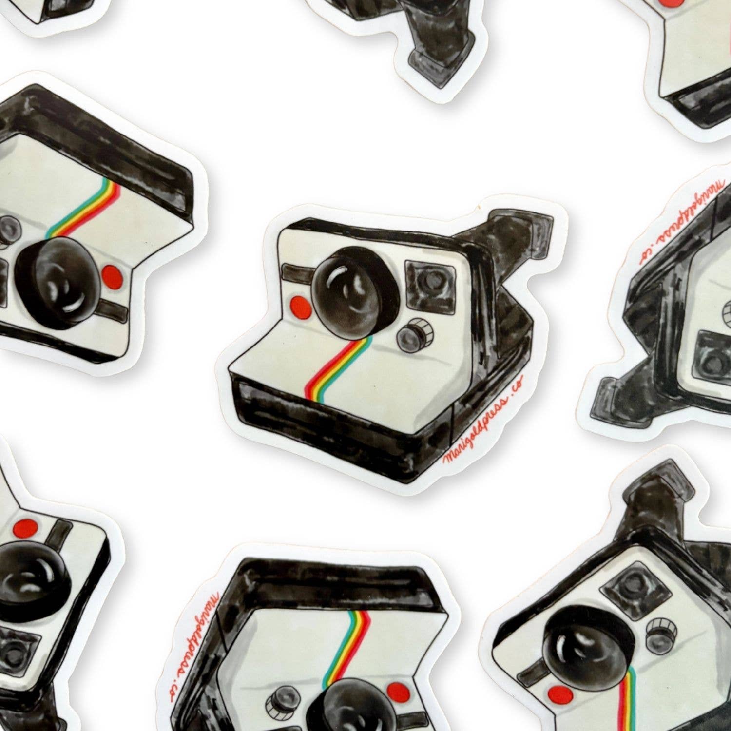 Marigold Press – Großhandel Aufkleber – Klassischer Polaroid-Kamera-Aufkleber 0