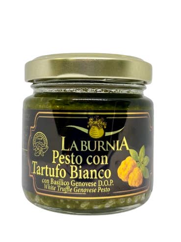 Pesto mit weißem Trüffel 80g für den Großhandel von La Burnia