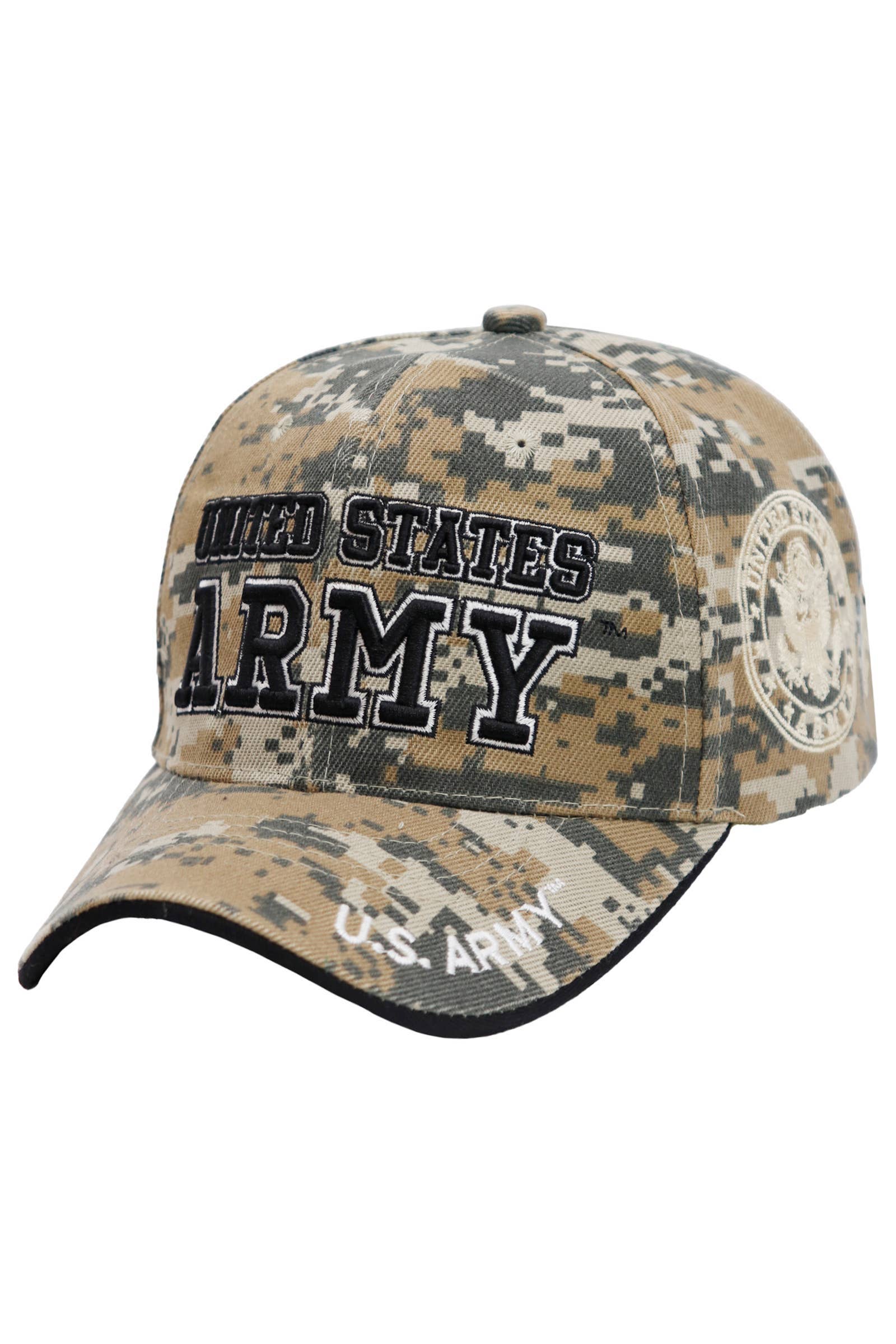 Cap Zone - Wholesale Baseball Cap - Unisex - U.s. Army Logo Licensed Baseball Cap0