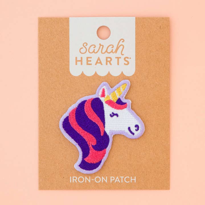 Sarah Hearts - Wholesale Patch - Unicorn Iron-On Patch