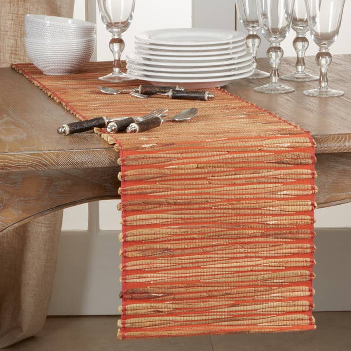 Saro Lifestyle - Wholesale Table Runner - Water Hyacinth Runner