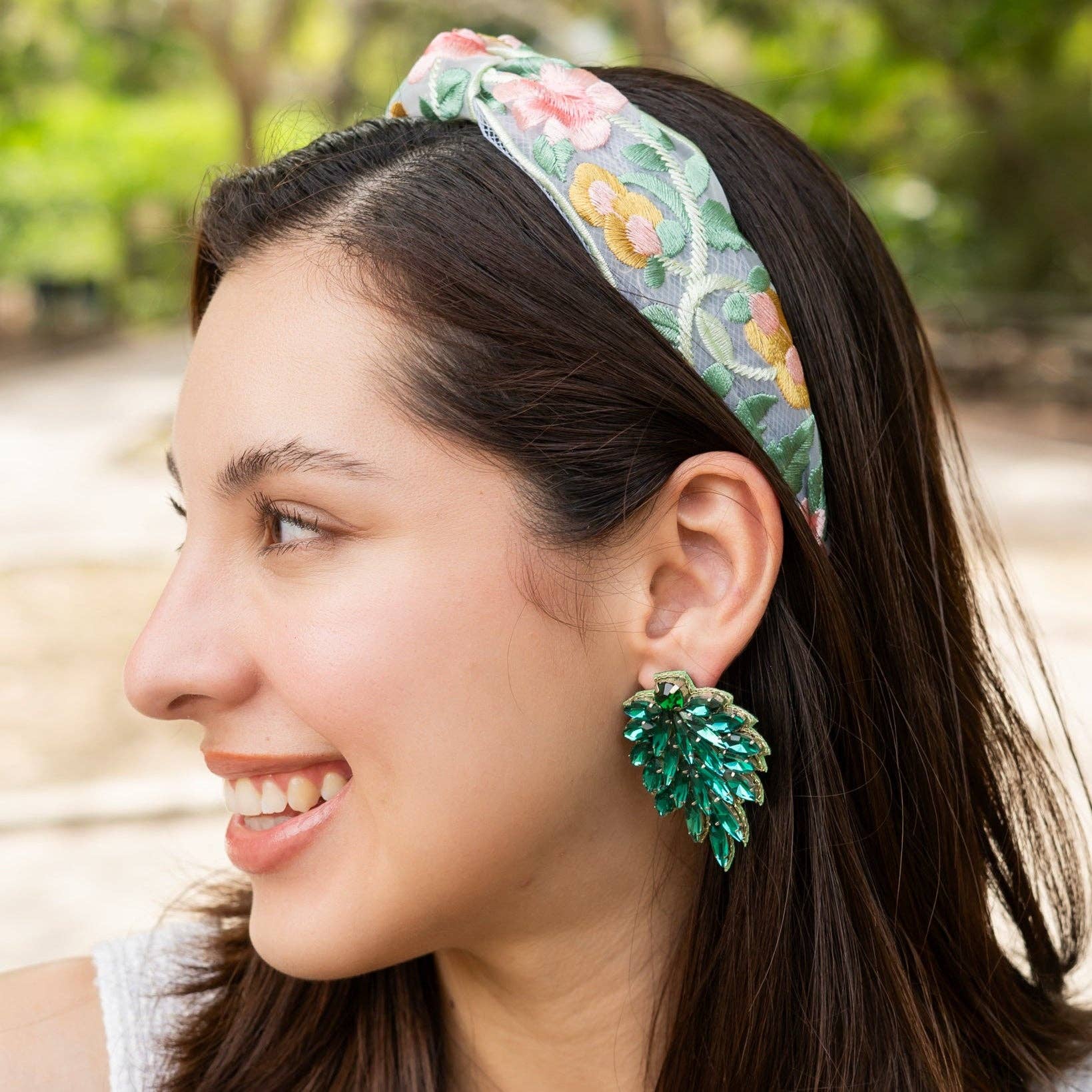 Twine and Love – Brincos de argola por atacado – Brincos Jadda Bead com Joias5